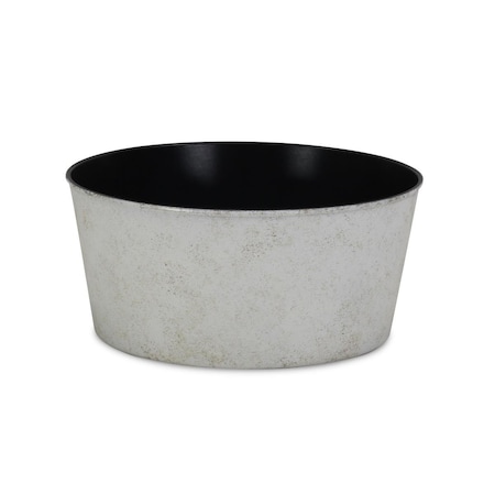 Gardencontrol 11.5 in. Round Planter with A Tapered Body - Cream GA2846417
